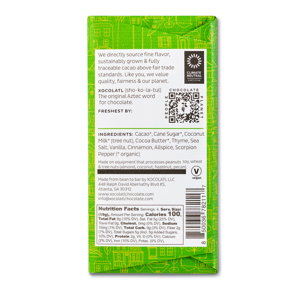 Soul Rebel Jerk Spice Chocolate Bar – Xocolatl Small Batch Chocolate