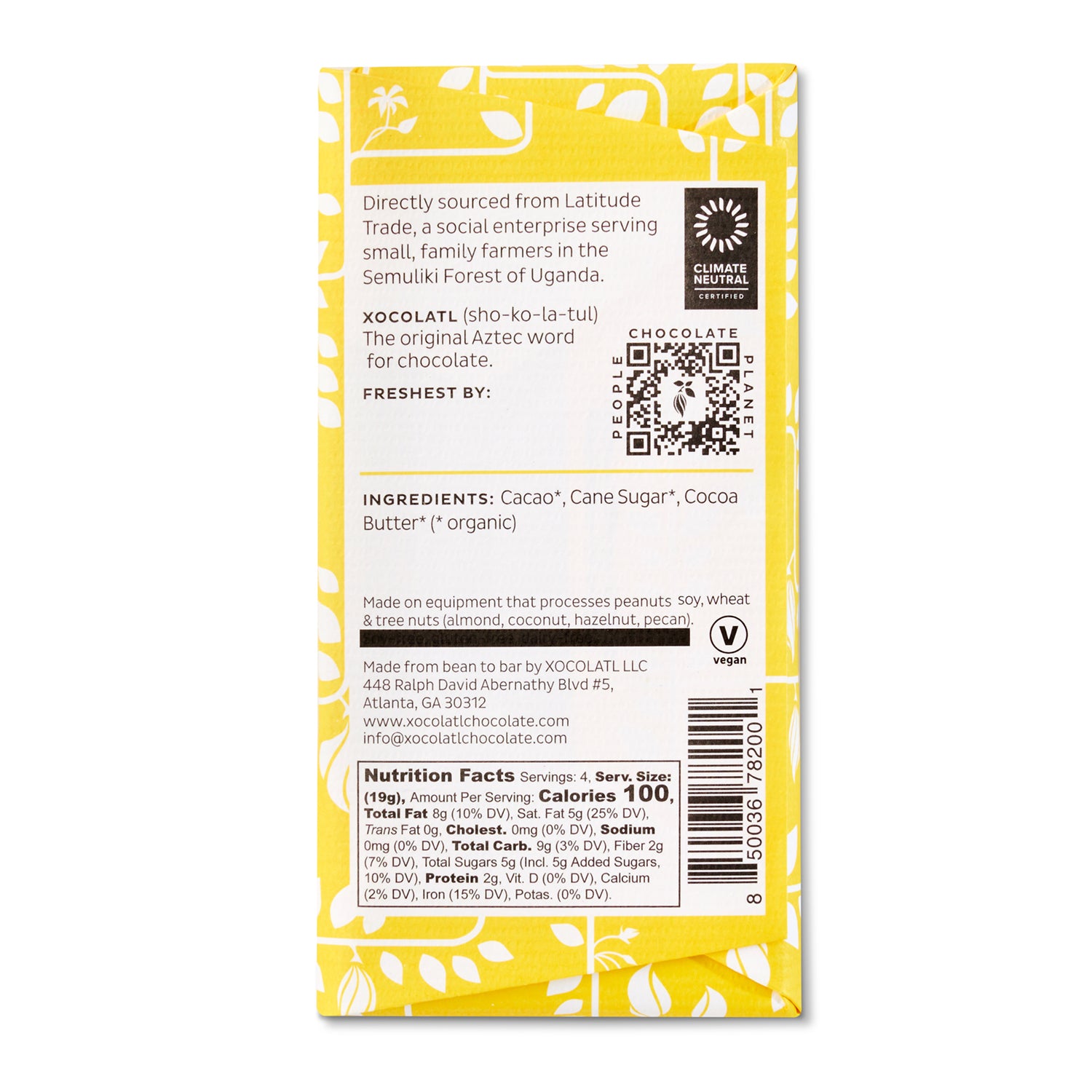 Semuliki Forest, Uganda 75% Dark Chocolate – Xocolatl Small Batch