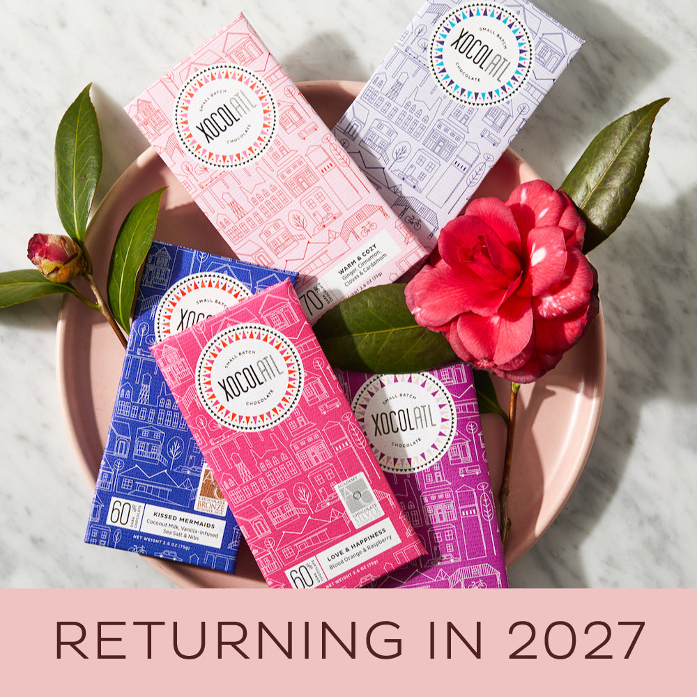Valentine Flavors Chocolate Bar Quintet – Xocolatl Small Batch