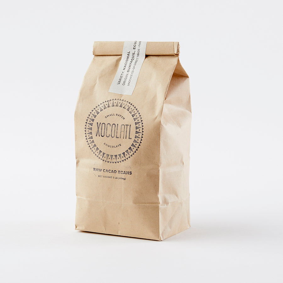 Raw Organic Cacao Beans Xocolatl Small Batch Chocolate
