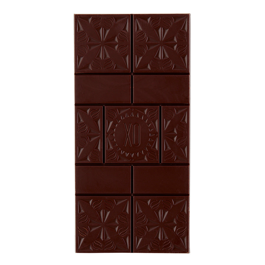 Ripple Effect Sweet & Smoky Dark Chocolate Bar - Unpackaged - Front