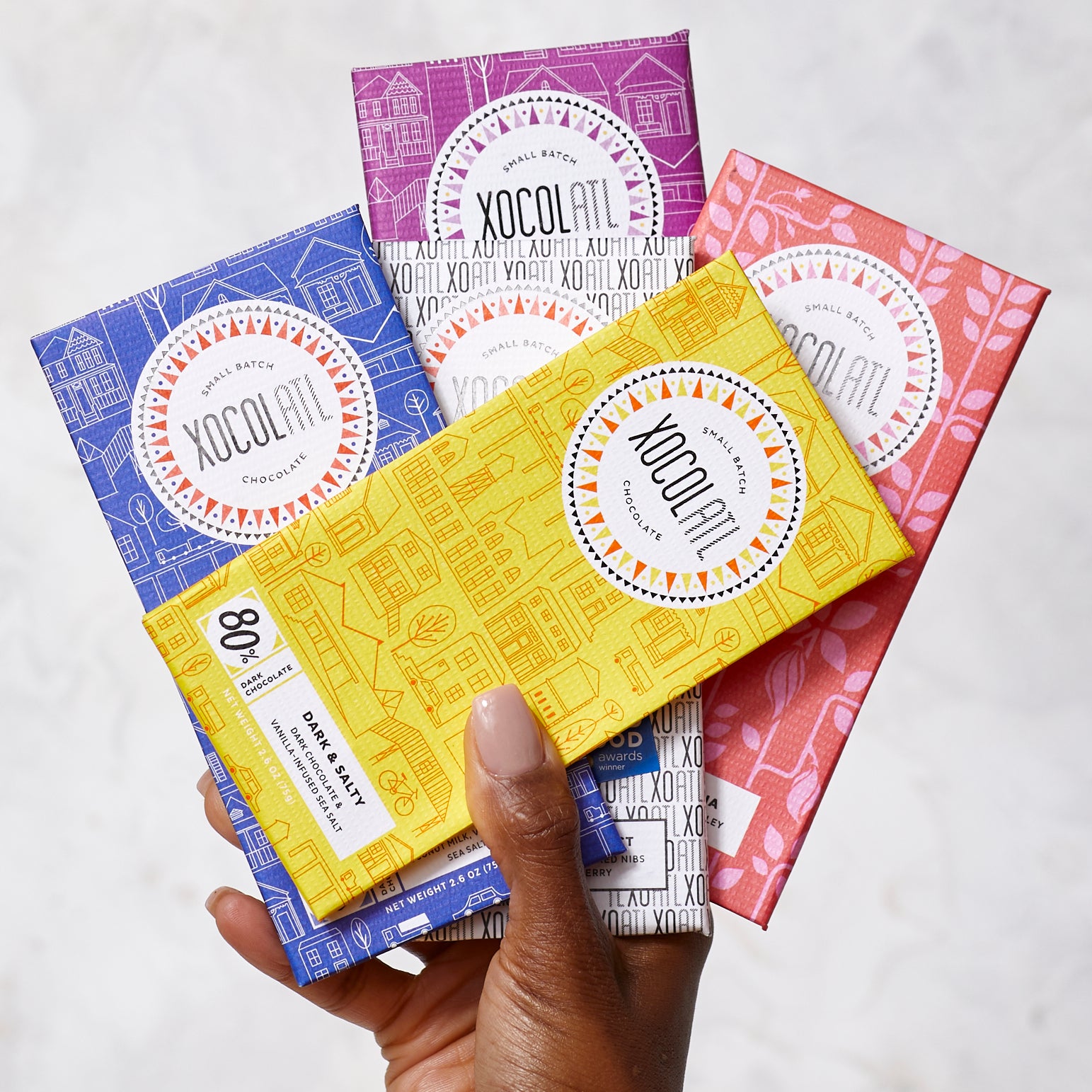 The Summertime Quintet 5-Bar Chocolate Sampler – Xocolatl Small