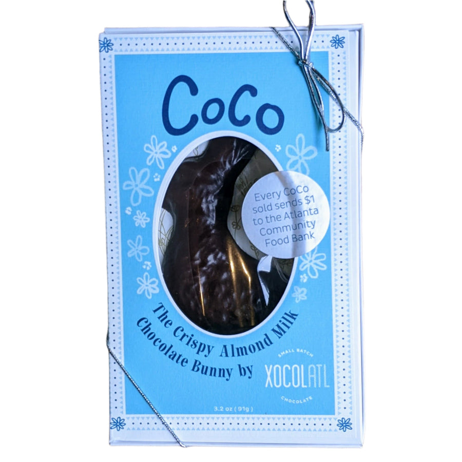 CoCo, The Crispy Almond Milk Chocolate Bunny – Xocolatl Small